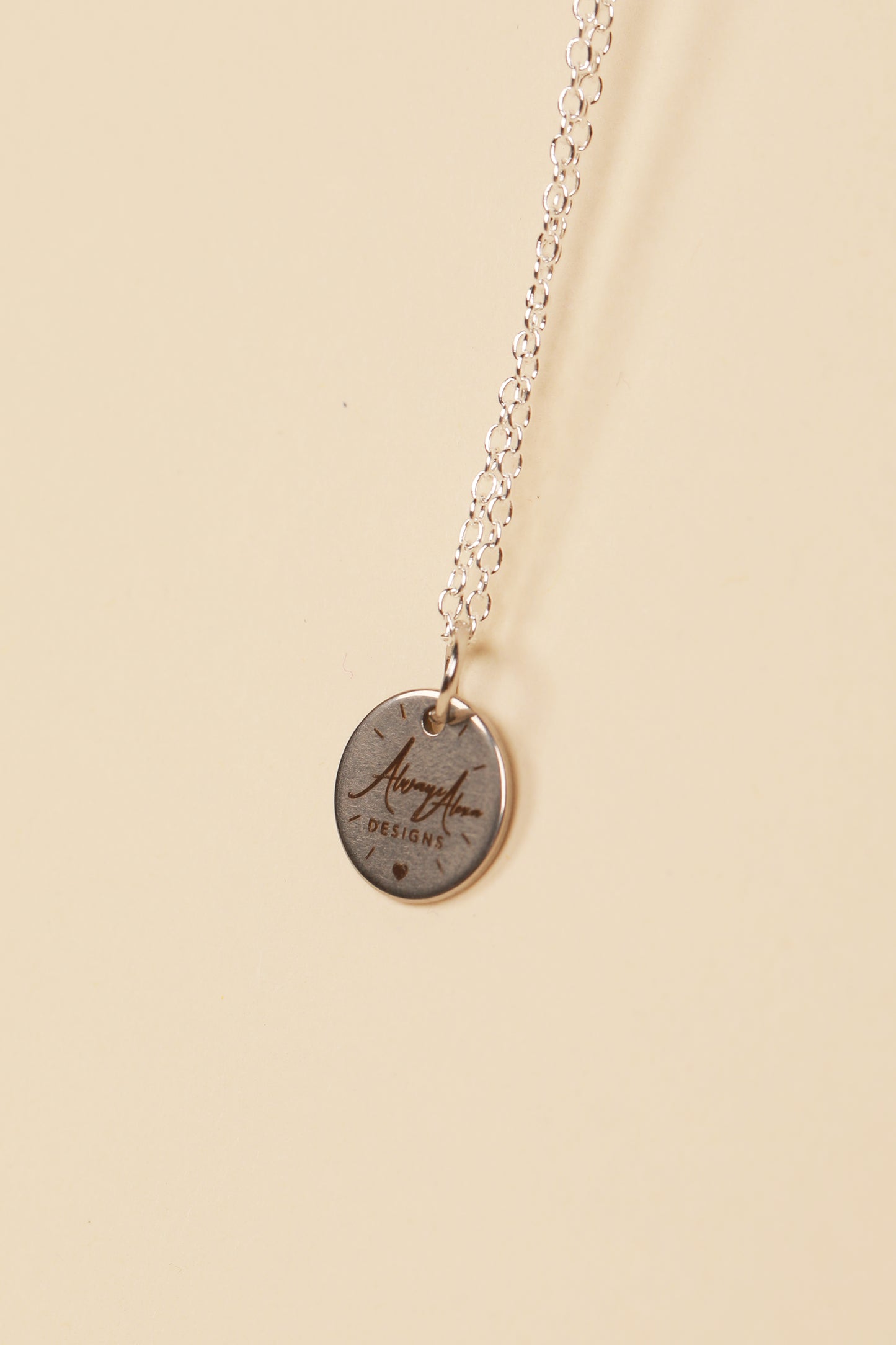 Always Alexa Necklace/Circle Pendant