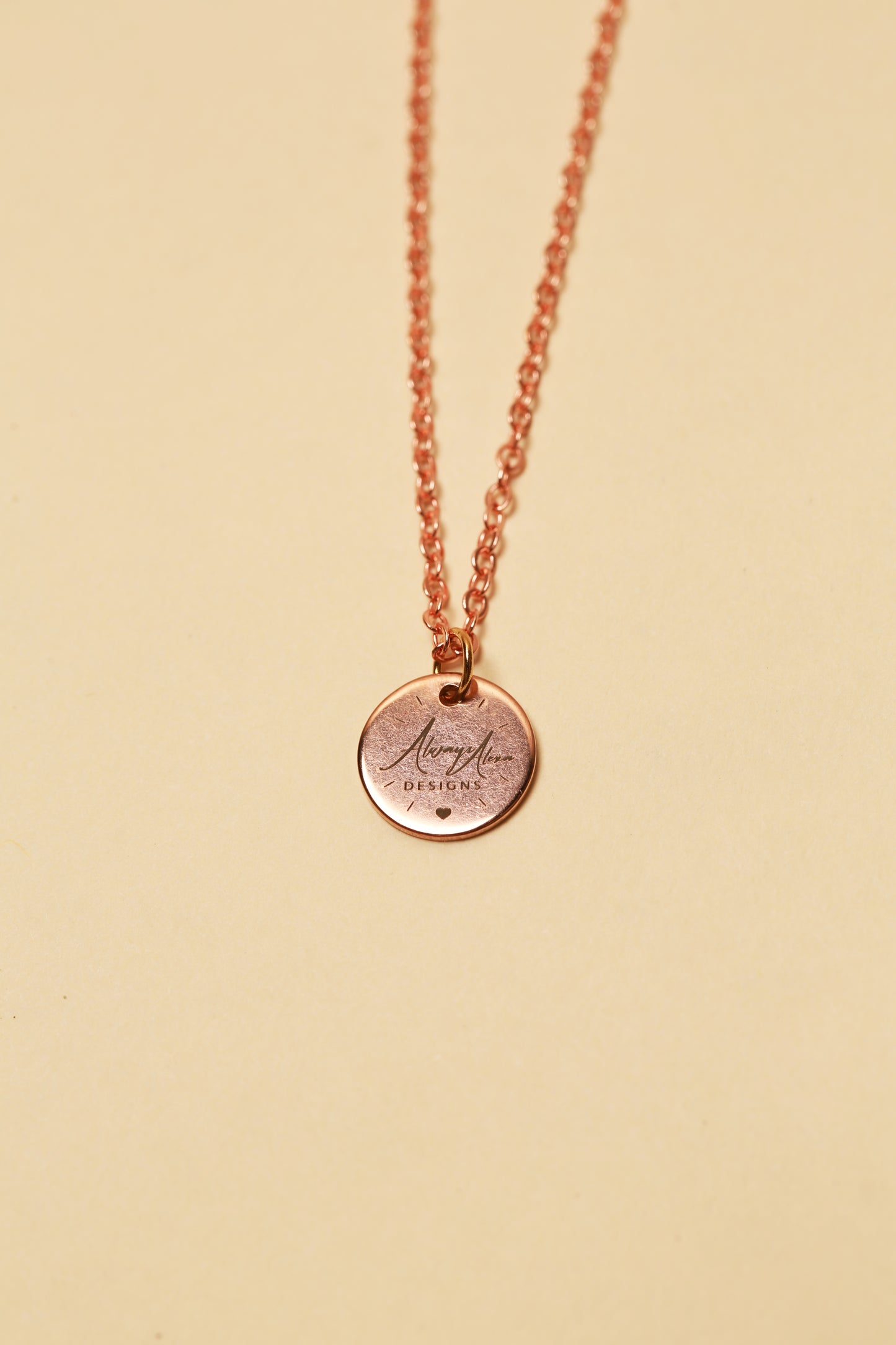 Always Alexa Necklace/Circle Pendant