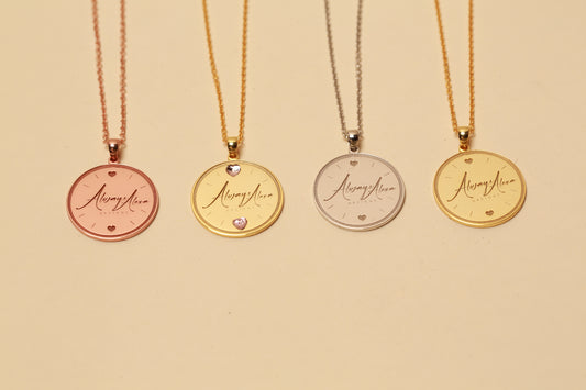 Always Alexa More Love Circle Pendant